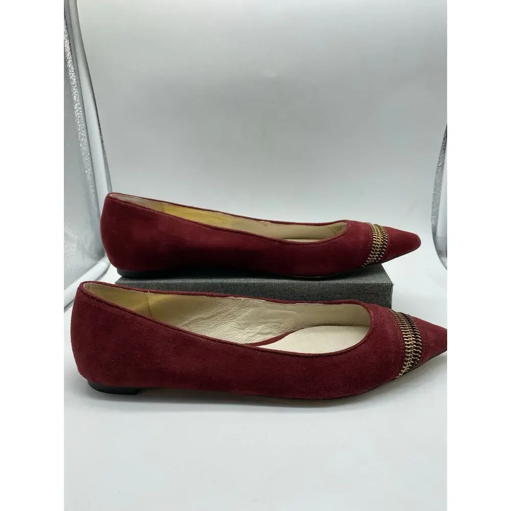 Michael Kors Women's Haya‎ Flat Cinnabar Size 6.5